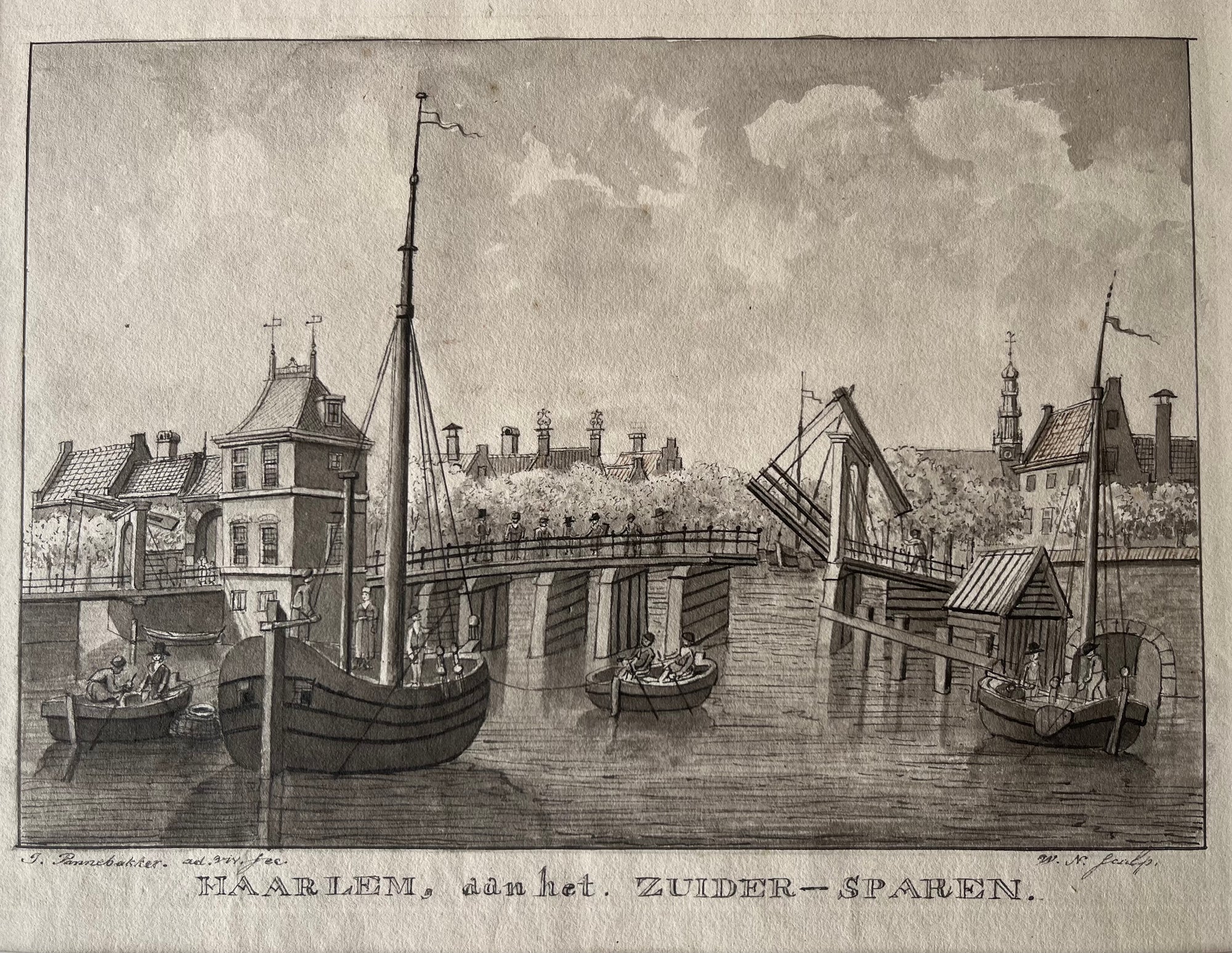 Haarlem : Spaarne Langebrug