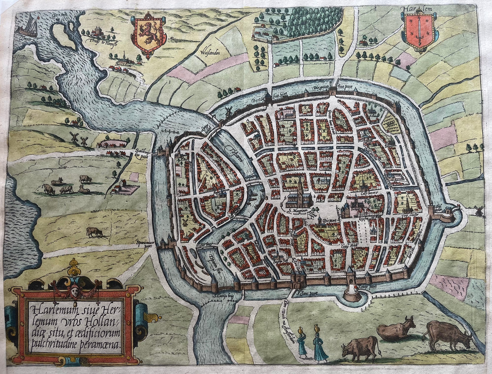 Map of Haarlem