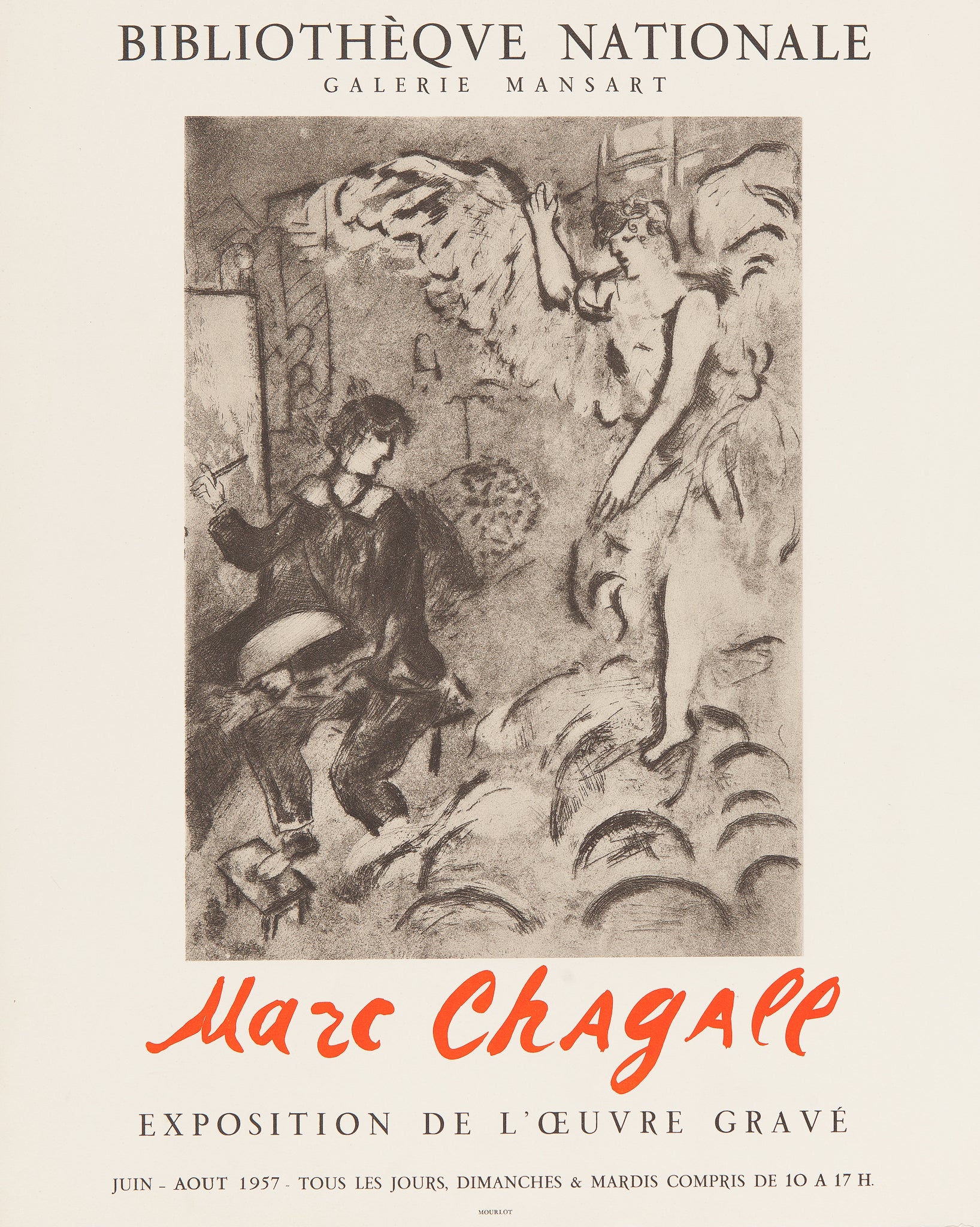 Chagall, affiches, art, poster, artposter, litho, marc chagall, bibliotheque