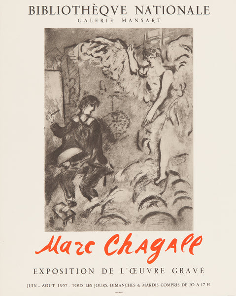 Chagall, affiches, art, poster, artposter, litho, marc chagall, bibliotheque