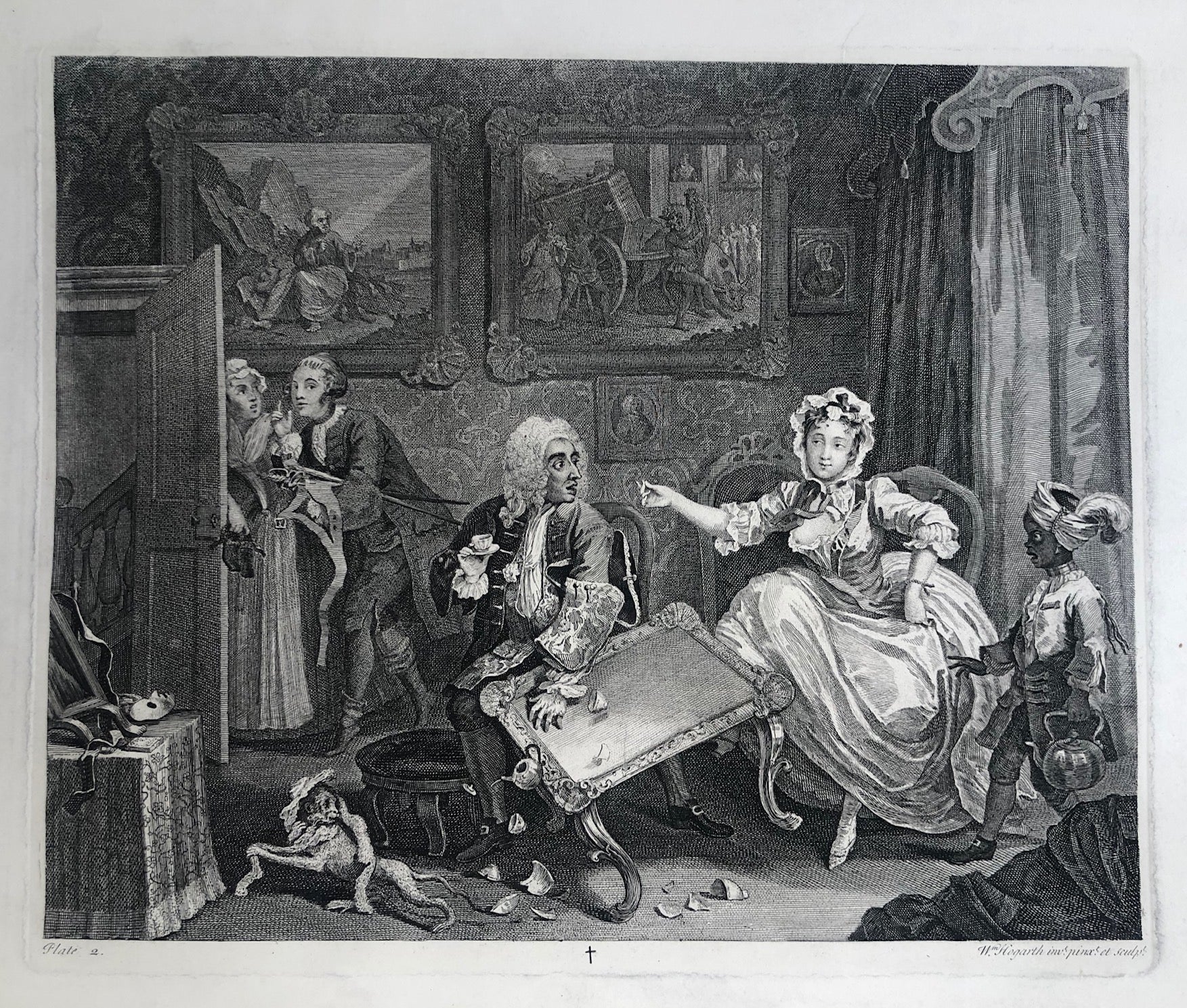 De vooruitgang van een hoer door William Hogarth