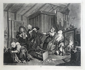 De vooruitgang van een hoer door William Hogarth