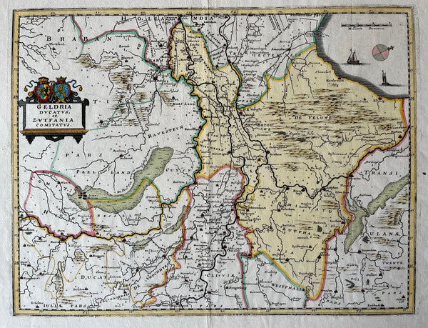 Map of Gelderland