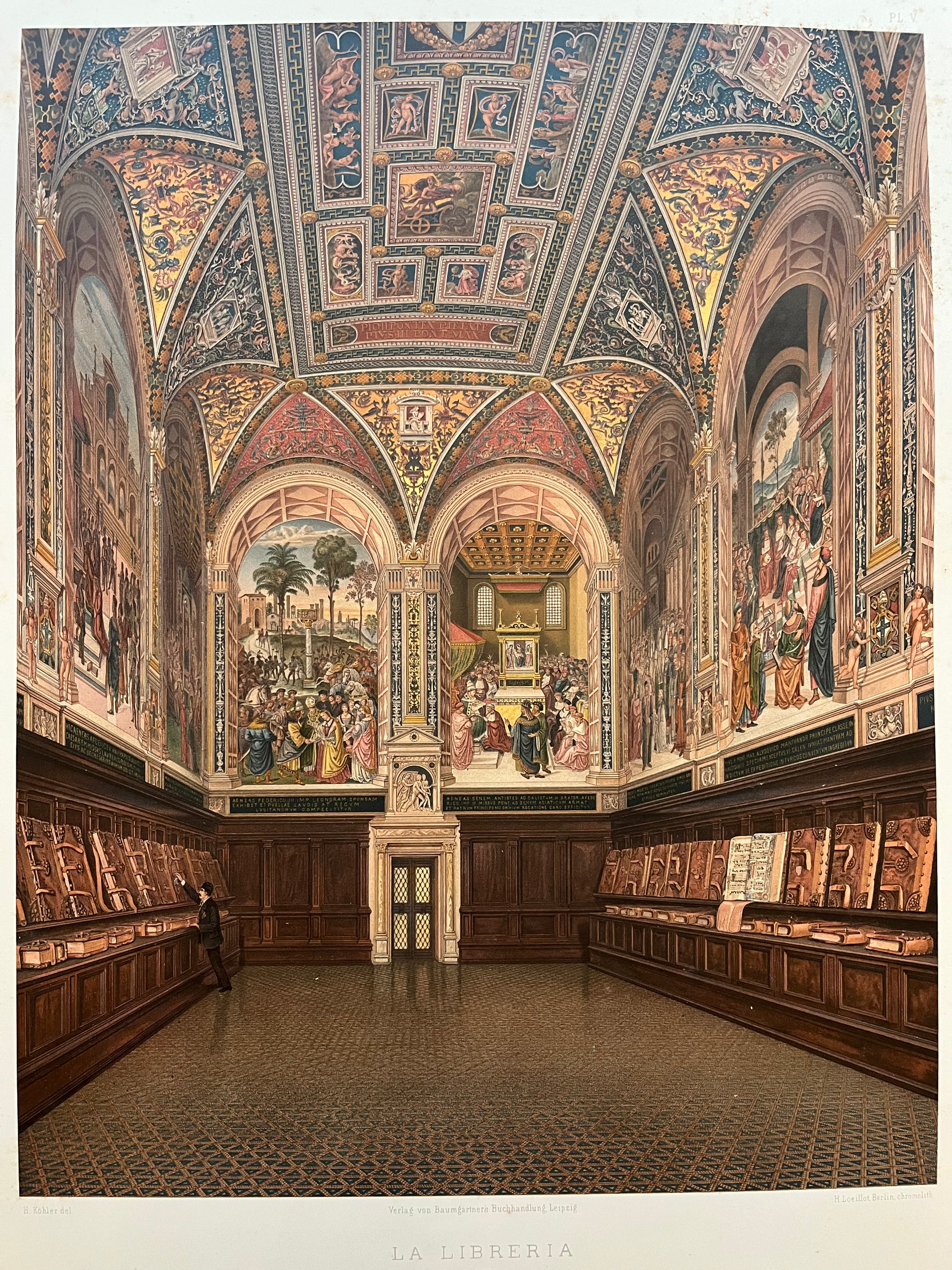 Italy - Library in Siena